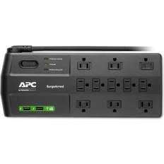 APC Surge Protector with USB Ports, P11U2MP10, 2880 Joule, 8' Cord, Flat Plug, 11 Outlet Power Strip