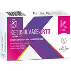 Compresse Controllo del Peso e Disintossicazione Blufarma Ketosì Ketosolvase Urto Fat Burning Supplement 30 pcs