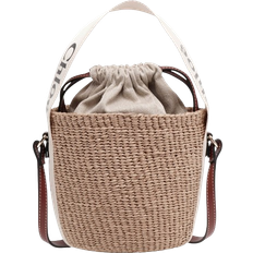 Chloé Small Woody Bucket Bag - Beige