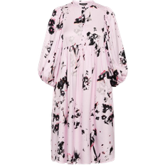 Knælange kjoler - Pink Bruuns Bazaar FloretBBSarina Dress - Light Pink Aop