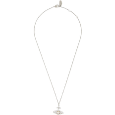 Vivienne Westwood Olympia Necklace - Silver/Pearl/Transparent