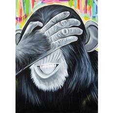 DIY 5D Diamond Painting Funny Orangutan Cross Stitch Home Decoration Diamond Embroidery