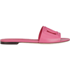 Dolce & Gabbana Pink Shoes Dolce & Gabbana Calfskin Sliders - Lilac