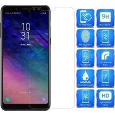 ExpressVaruhuset Samsung A8 2018 Härdat Glas 0.26mm 2.5D 9H 2-Pack