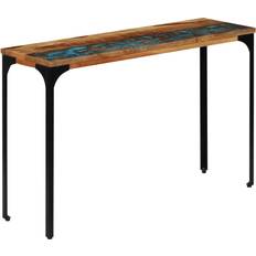 vidaXL Reclaimed Solid Wood Multicolored Console Table 35x120cm