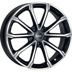 Car Rims Mak Alloy Wheel Davinci for Chevrolet Captiva 8x19 5x114 3 Black Mirror