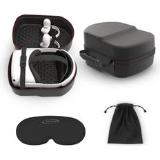 Digicharge For Standard Strap or Elite Strap Digicharge Travel Case for Meta Quest 2, Hard Carrying Case Storage Box for Oculus Quest 2 VR Headset and Controllers