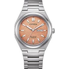 Citizen Super Titanium AW0130-85ZE Orange Quartz