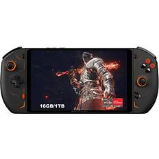 Game Consoles QUJUSO QUJUSO ONEXPLAYER 2 Handheld Game Console Portable 8.4" PC Mini Laptop UMPC Tetachable Handle 2560 * 1600 Display Screen Win 11 AMD Ryzen 7 6800U 16GB LPDDR4 RAM/1TB NVMe M.2 SSD Black