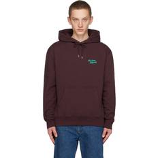 Bekleidung Maison Kitsuné Handwriting Regular Hoodie - Dark Chocolate