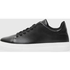 Selected Leder Sneakers Schwarz