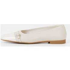 White - Woman Low Shoes Vagabond Sibel Leather Ballet Flats - White