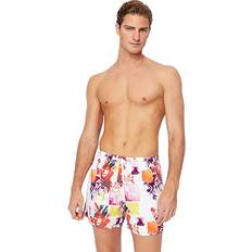 Armani Exchange Swimwear Armani Exchange All Over Collage Print Swimshorts White Collage Men's Swimwear Multi