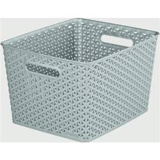 Grey Boxes & Baskets Curver Nestable Grey Basket 35.5cm