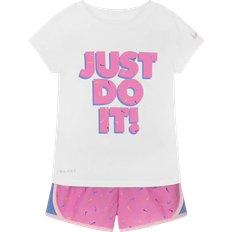 Nike 18-24M Children's Clothing Nike Baby's Swoosh Logo Tempo Shorts Dri-FIT Set 2-piece - Playful Pink