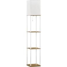 Portland HOMCOM 3 Shelf Modern Floor Lamp