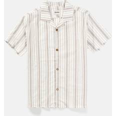 Man - Natuurlijk Overhemden Rhythm Vacation Stripe Shirt - Natural