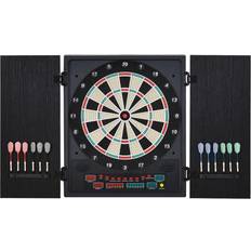 Outdoor Sports Homcom Electronic Dartboard with LED Scoreboard