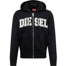 Diesel Homme Vestes Diesel Ginn K12 Zip Hoodie Black