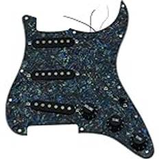 ZMTV Pickguard with Pre-Wired Pickups Abalone Pearl-BK