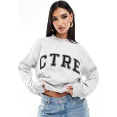 TCC The Couture Club Gråmeleret college-sweatshirt Del af sæt