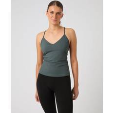 Polyamide Tank Tops Björn Borg Studio Rib Strap Tank - Green