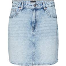 Vero Moda Tessa Short Skirt - Blue/Light Blue Denim