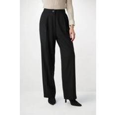 Gusto Womens Palazzo Trousers in Black