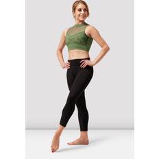 Clothing Nissens BLOCH Ladies Natalia Open Back Crop Top, Sage sage