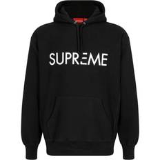 Supreme Unisex Jumpers Supreme Capital Hoodie - Black