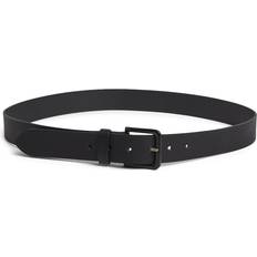 Barbour Men Belts Barbour Men's Double Rivet Belt Black