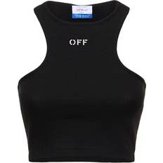 Off-White Ondergoed Off-White Logo Cotton Blend Crop Top