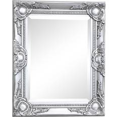 Mirrors Melody Maison Ornate Silver Wall Mirror 42x52cm