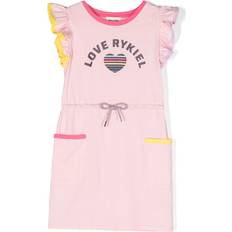 Sonia Rykiel Jurk Met Ruche Mouwen - Roze