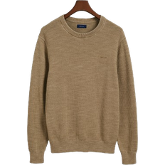 Gant Sunfaded Crew Neck Sweater - Concrete Beige