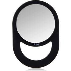 Cosmetics Diane Round Handheld Salon Mirror Black