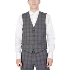 Multicolored Vests Antony Morato Polyester Vest - Black