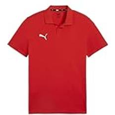 Puma Unisex Polo Shirts Puma Unisex Teamgoal Casuals Polo, Red White