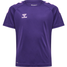 Morado Tops Hummel Kid's Core XK Poly S/S T-shirt - Acai (212644-3443)