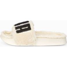 Kunstpelz Slides Puma Leadcat 2.0 Fuzz Slide Sandalss Women, Eggnog/Black