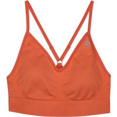 Fitness & Gym - Orange Clothing Odlo Seamless Soft 2.0 Padded Sports Bra Orange Woman