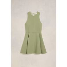 Ami Paris Midi Dresses Ami Paris Midi-jurk Van Scheerwol - Groen