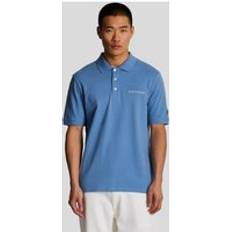 Gold - Man Polo Shirts Lyle & Scott Men's Embroidered Polo Shirt in Riviera