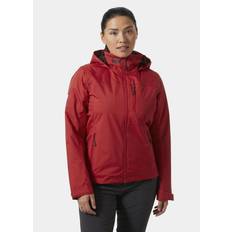 Helly Hansen Women's Crew Hooded Midlayer 2.0 Jacket Red