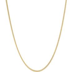 Tom Wood Halsketten Tom Wood Curb Chain Slim Necklace Gold One