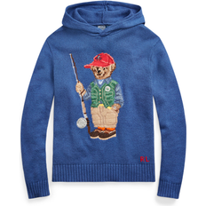 Polo Ralph Lauren Knitted Bear Hoodie Old Royal - Blue