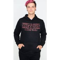 Pullover Stranger Things Neon Logo Hoodie Schwarz