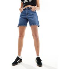 Lee Dame Shorts Lee Rider Bermudashorts mellemvasket denim pasform-Blå