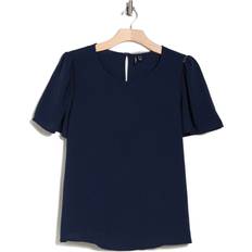 Vero Moda Woman Blouses Vero Moda Curve Tee-shirt manches courtes - Bleu