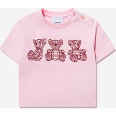 Burberry Burberry Kids Printed cotton T-shirt pink